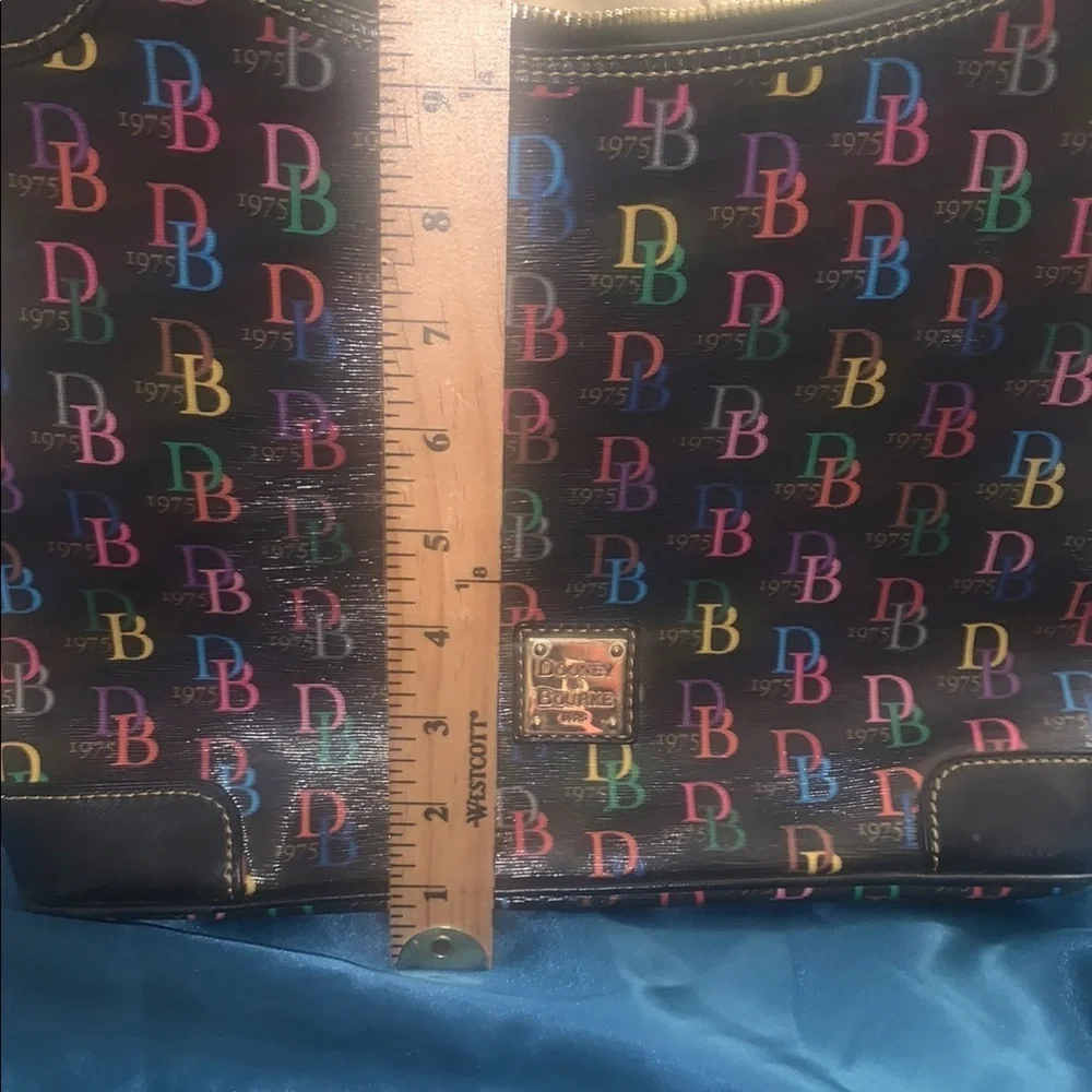 Dooney & Bourke Multicolor Logo Shoulder Bag & WALLET NOT INCLUDED